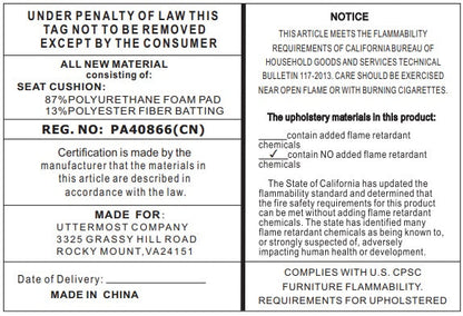 Avenham Small Gold Framed Bench