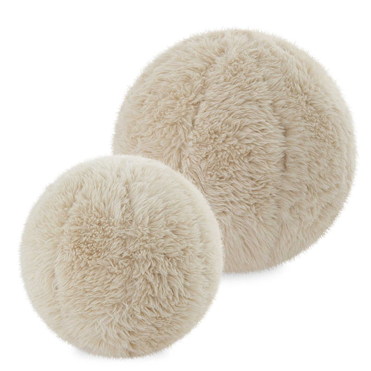 Abide Ball Sheepskin Pillows Set/2