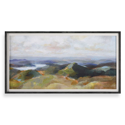 Above The Lakes Framed Landscape Print