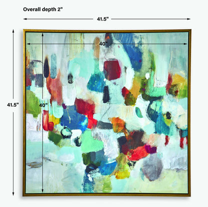 As We Say Framed Abstract Art