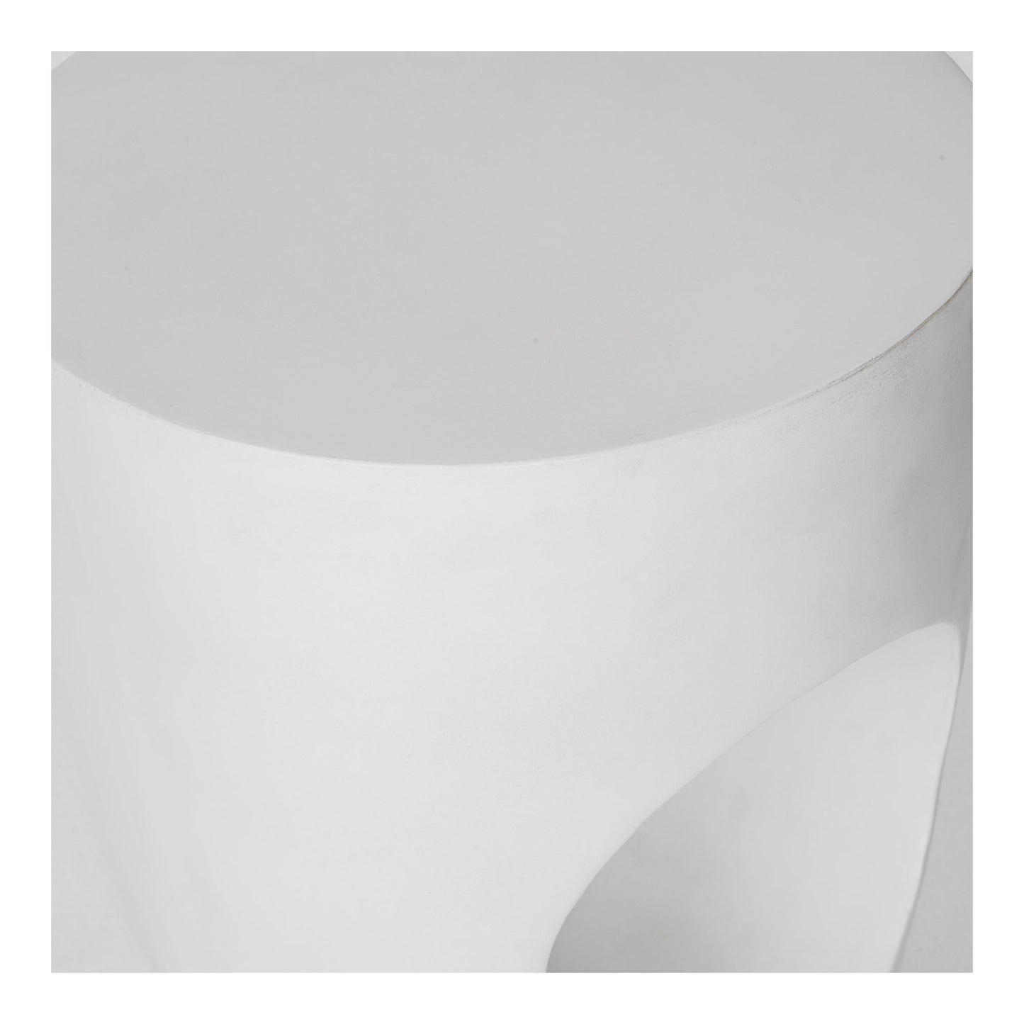 Aylard Outdoor Stool Cream White