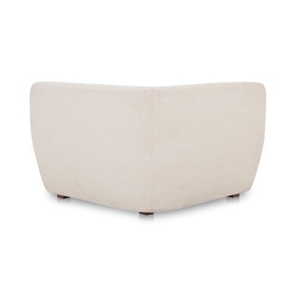 Amelia Corner Chair Warm White