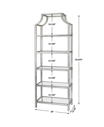 Aurelie Silver Etagere