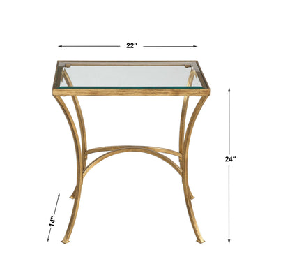 Alayna Gold End Table