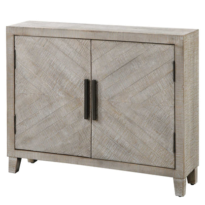 Adalind White Washed Accent Cabinet