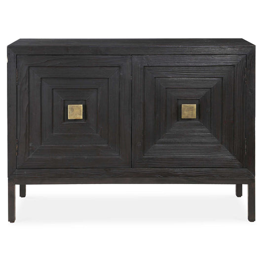 Aiken Dark Walnut 2 Door Cabinet