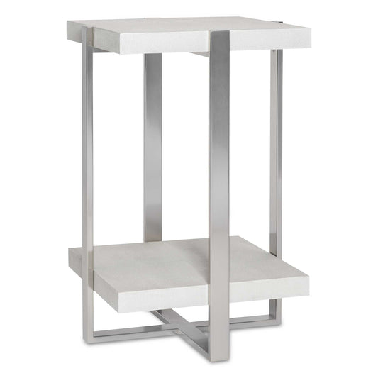 Arnaut White Accent Table