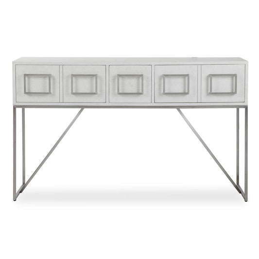 Abaya White Console Table