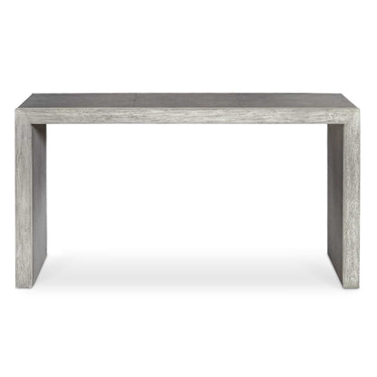 Aerina Aged Gray Console Table