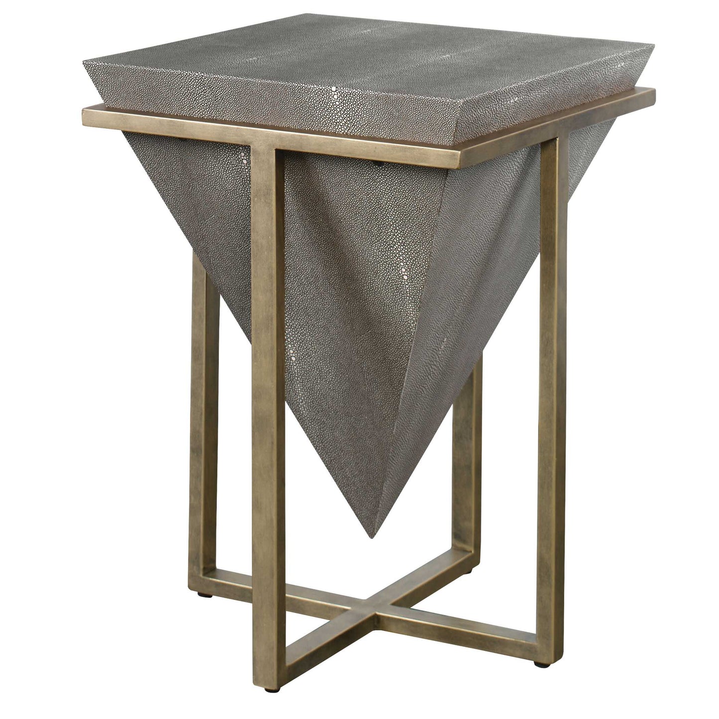 Bertrand Shagreen Accent Table