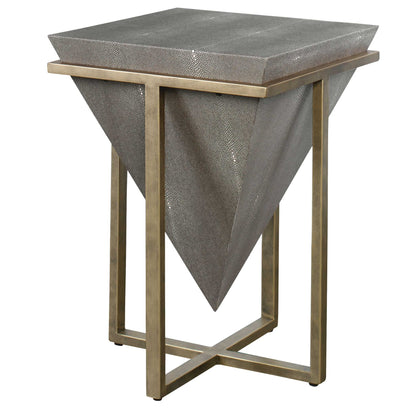 Bertrand Shagreen Accent Table