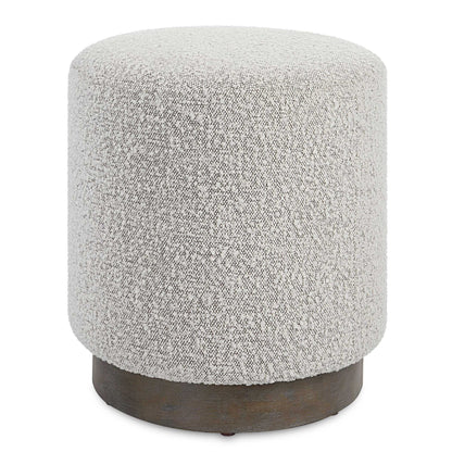 Avila Light Gray Ottoman