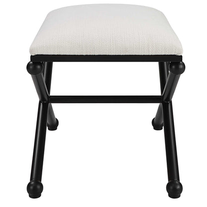 Andrews White Small Bench