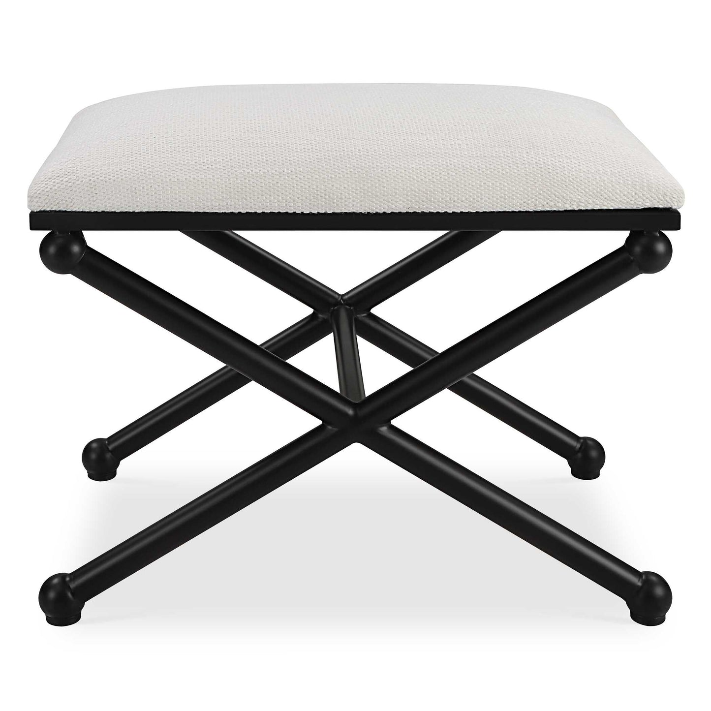 Andrews White Small Bench