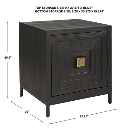 Aiken Geometric Cabinet / End Table