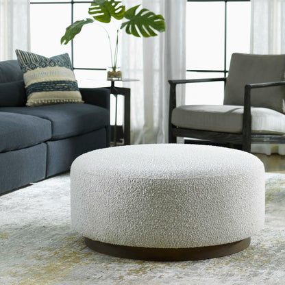 Avila Large Gray Ottoman / Coffee Table