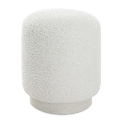 Avila White Ottoman
