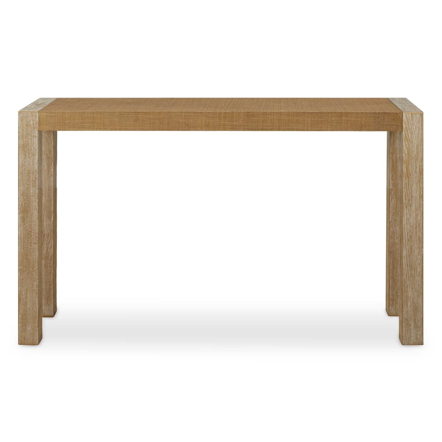 Bentley Grasscloth Console Table