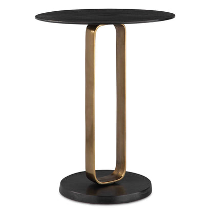 Aperture Brass Accent Table