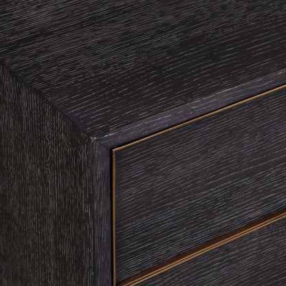 Besos 4 Drawer Walnut Chest