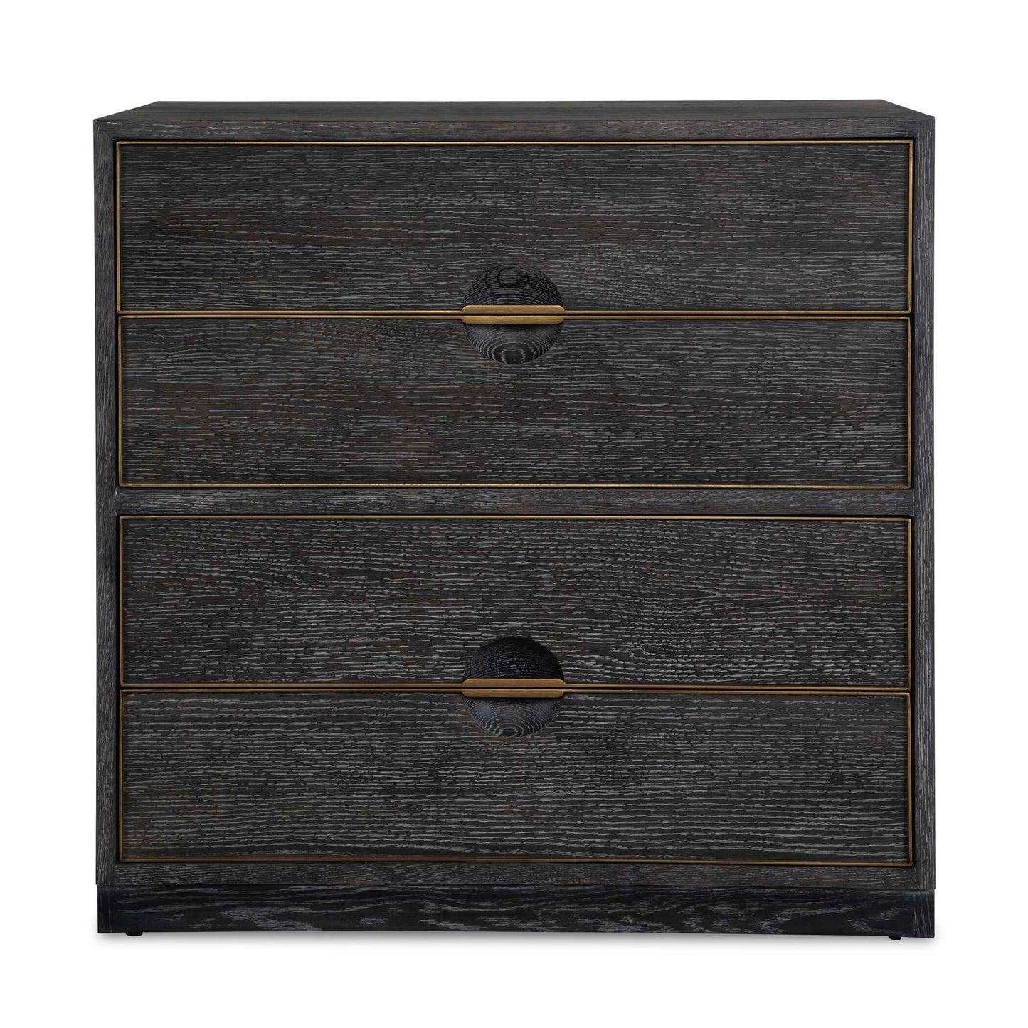 Besos 4 Drawer Walnut Chest