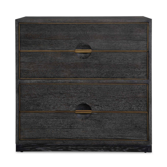 Besos 4 Drawer Walnut Chest
