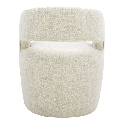 Barrow Rolling Dining Chair White Mist