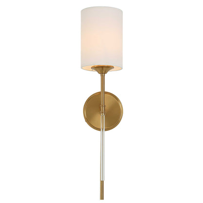 Awyr 1 Light Brass Sconce