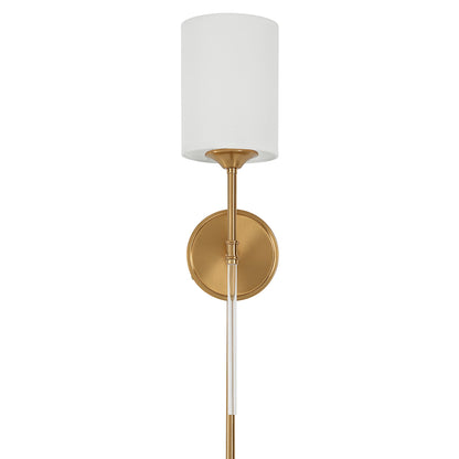 Awyr 1 Light Brass Sconce