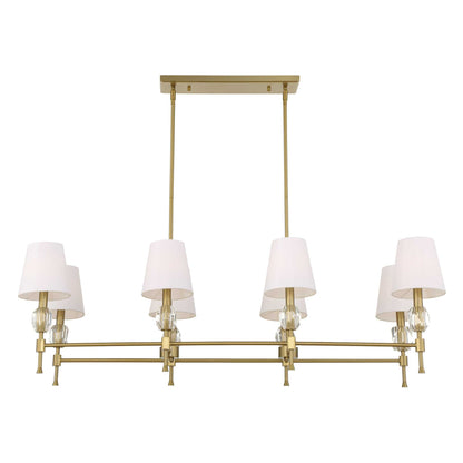 Arques 8 Light Linear Chandelier