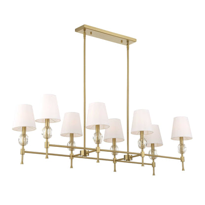 Arques 8 Light Linear Chandelier