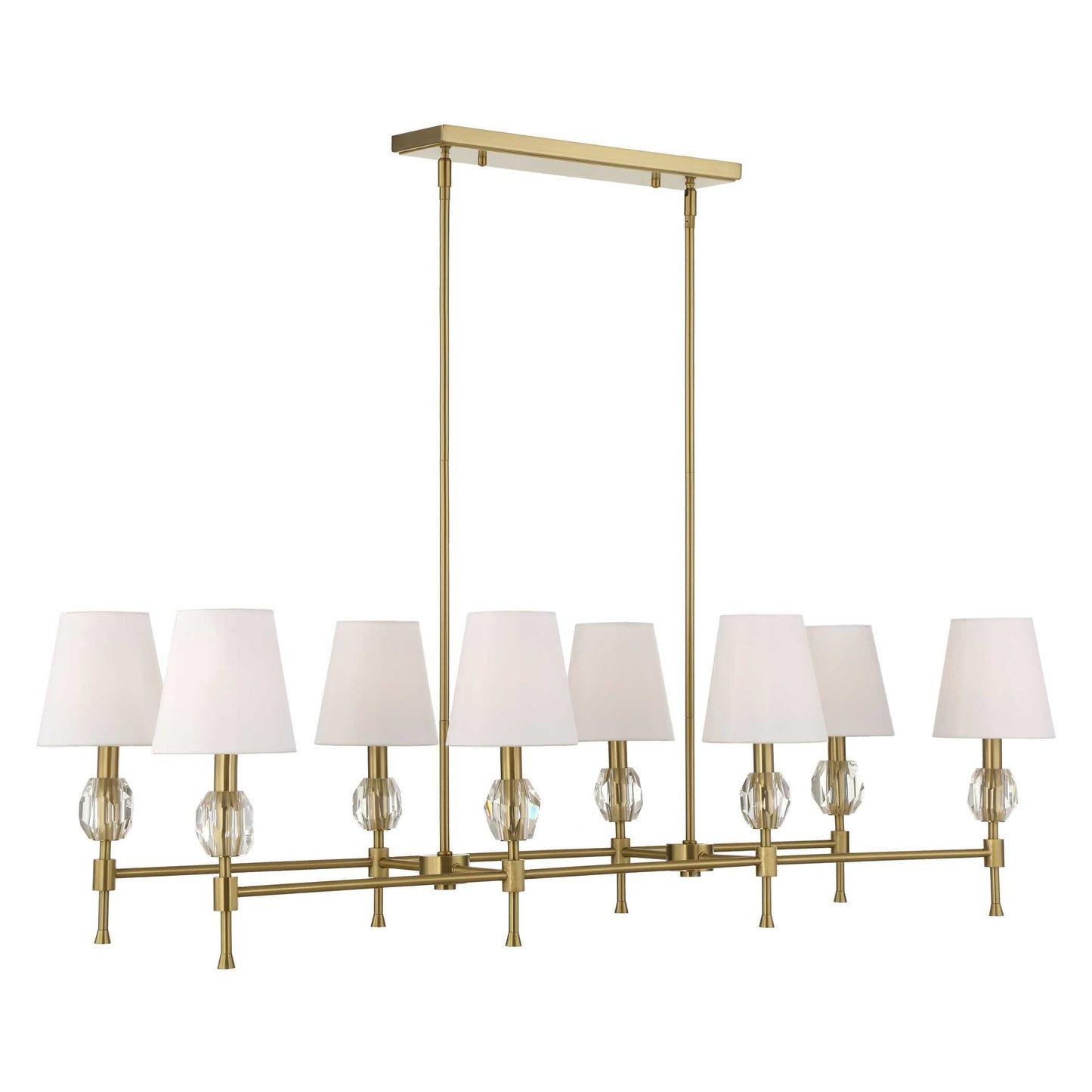Arques 8 Light Linear Chandelier
