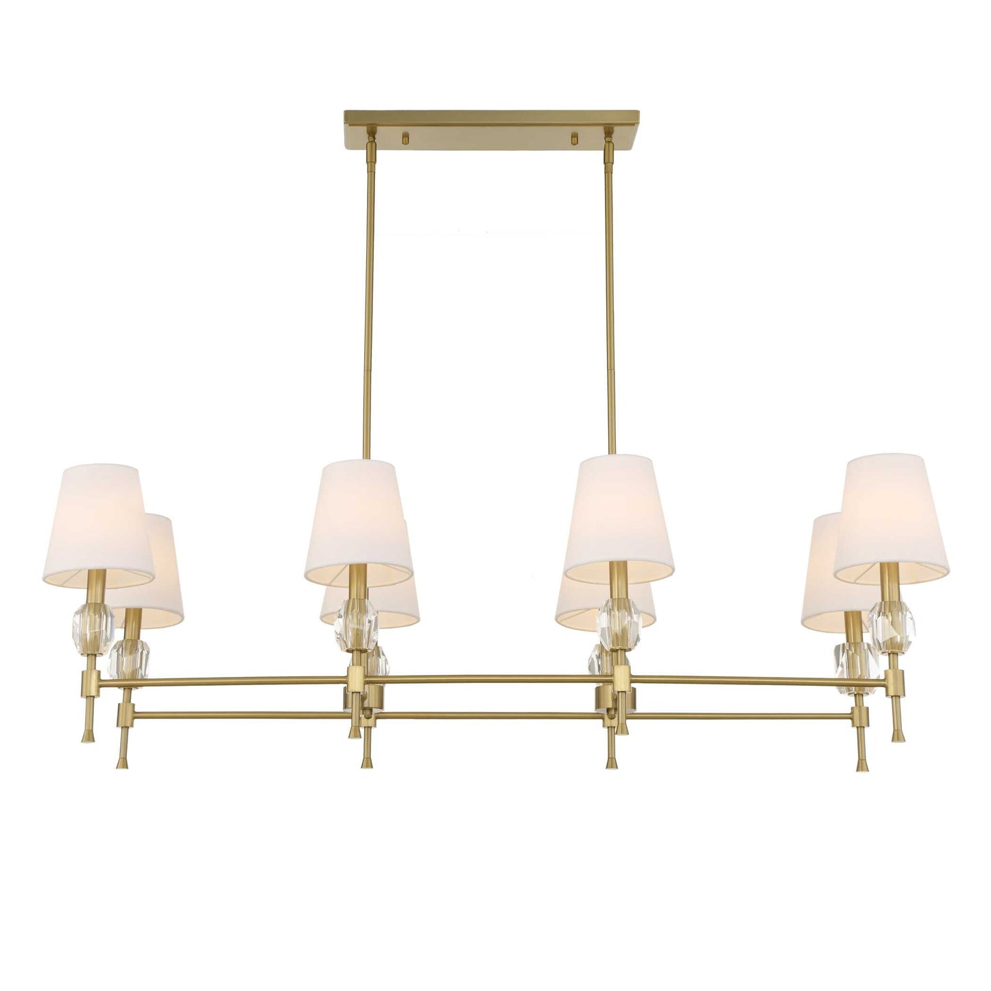 Arques 8 Light Linear Chandelier