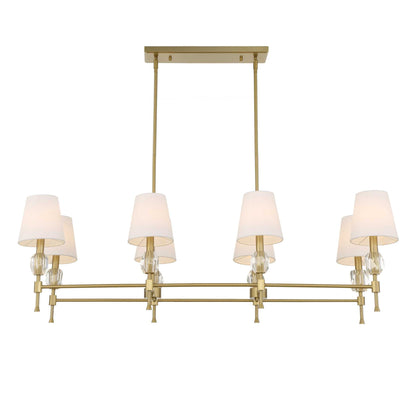 Arques 8 Light Linear Chandelier