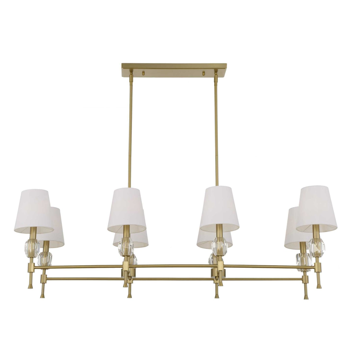 Arques 8 Light Linear Chandelier