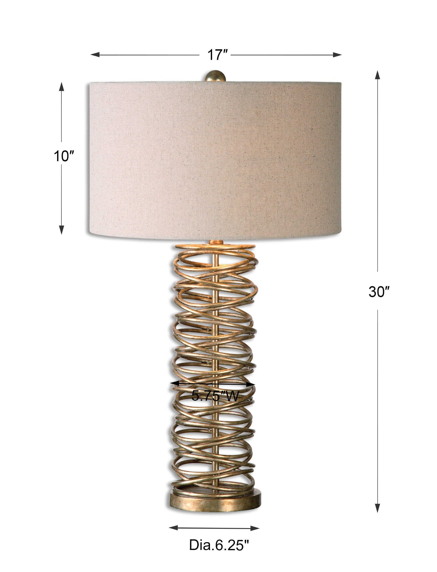 Amarey Metal Ring Table Lamp