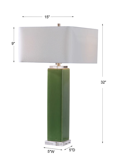 Aneeza Tropical Green Table Lamp