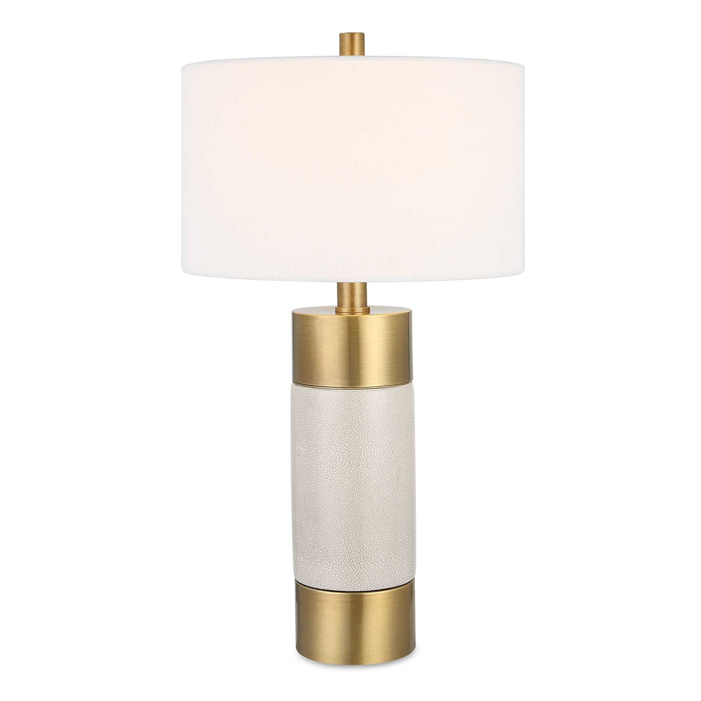 Adelia Ivory & Brass Table Lamp