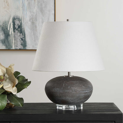 Beckley Gray Stone Table Lamp
