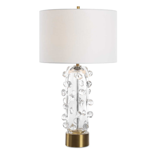 Aura Clear Glass Table Lamp