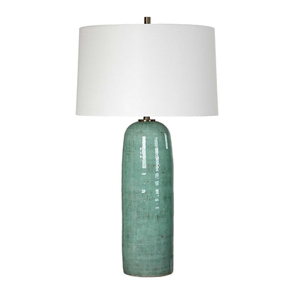 Andale Crackled Teal Table Lamp