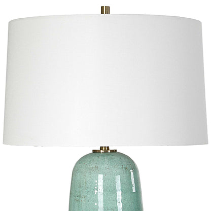 Andale Crackled Teal Table Lamp