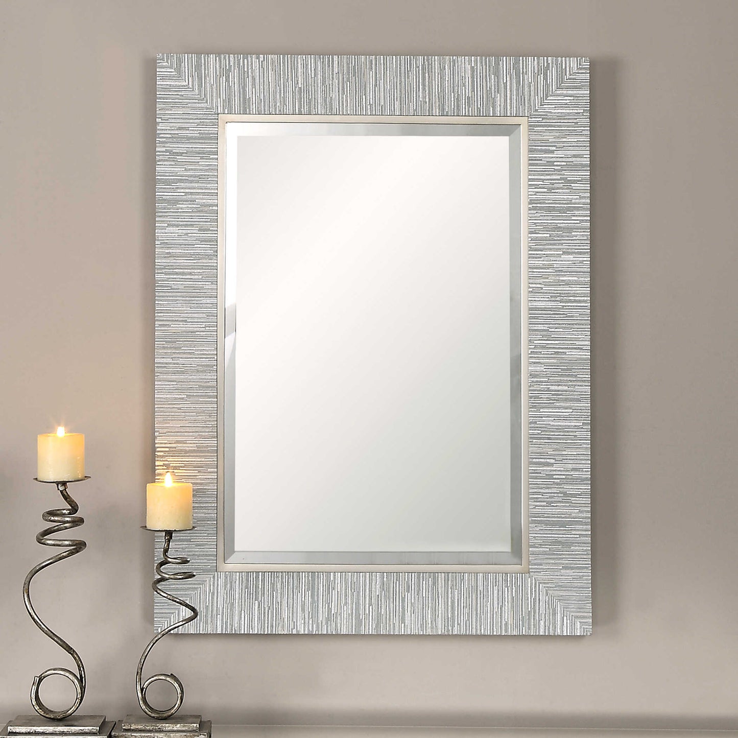 Belaya Gray Wood Mirror