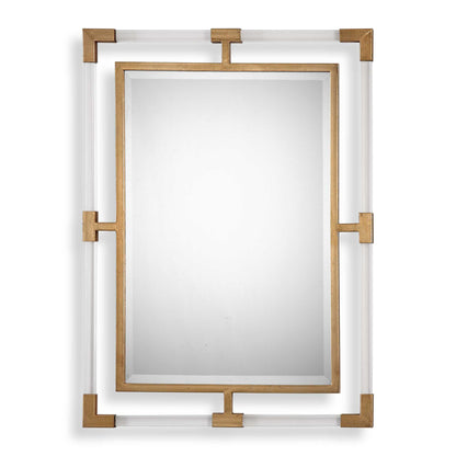 Balkan Modern Gold Wall Mirror