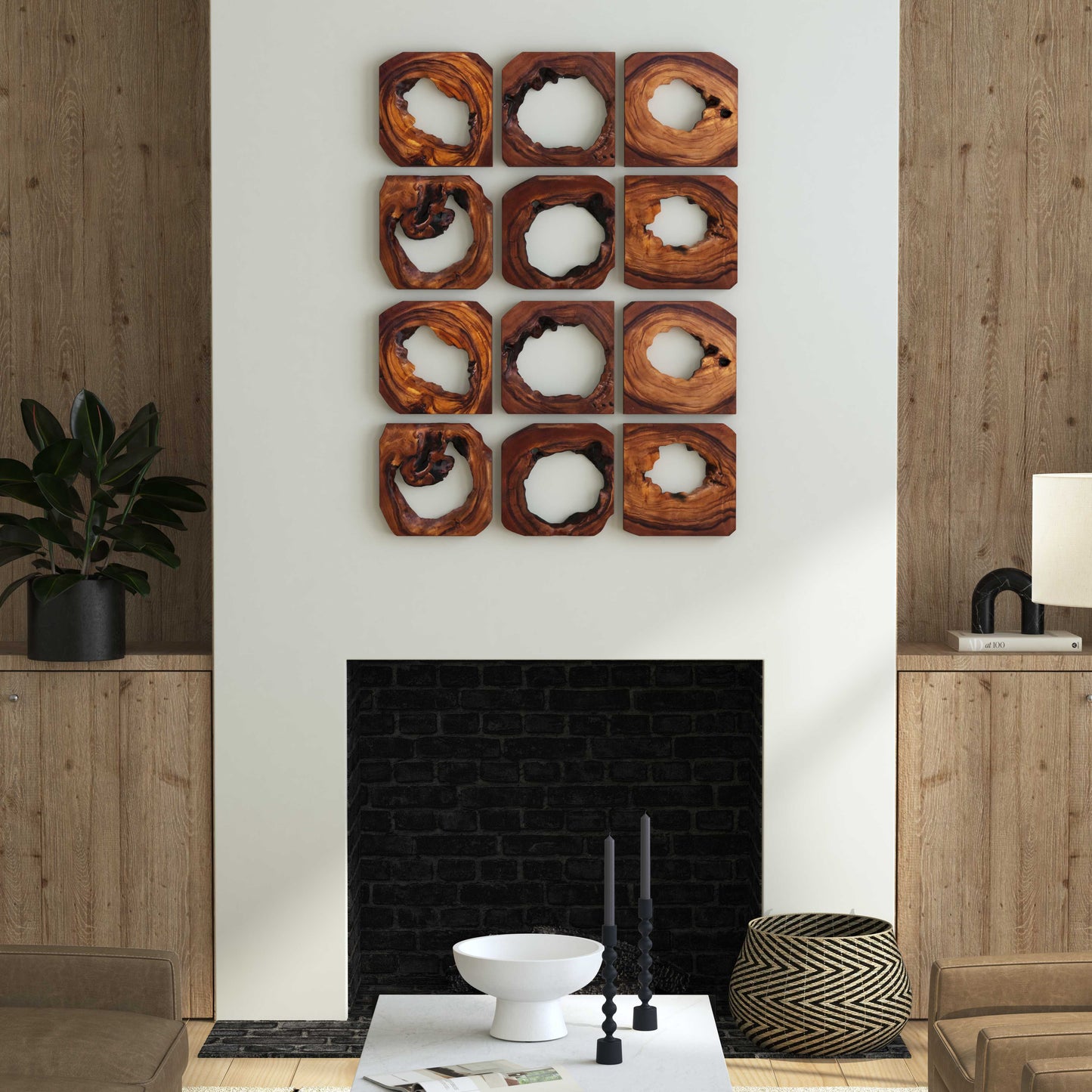 Adlai Wood Wall Decor Set/6