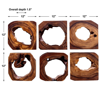 Adlai Wood Wall Decor Set/6