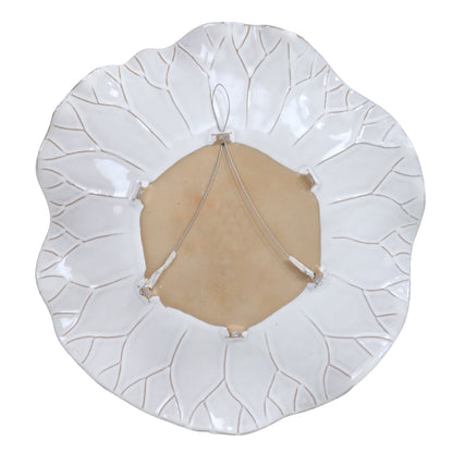 Abella Ceramic Wall Decor Set/3 White