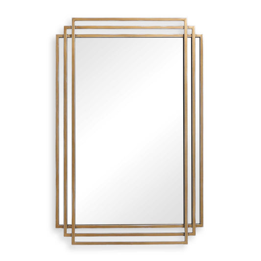 Amherst Brushed Gold Mirror