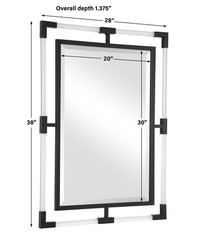 Balkan Black Iron Mirror