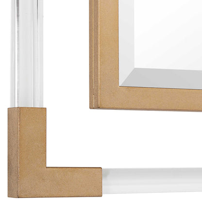 Balkan Golden Square Mirror